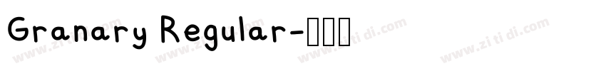 Granary Regular字体转换